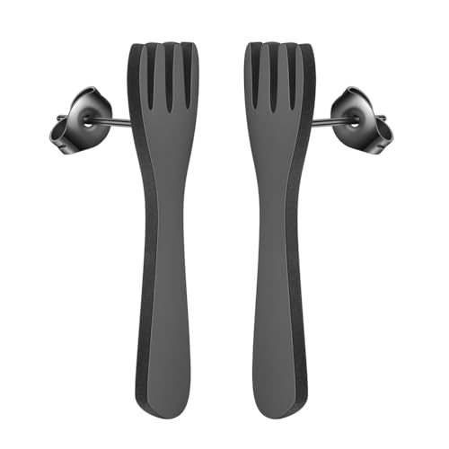 Boucle d'oreille fourchette discrète pour résoudre le manque d'originalité
