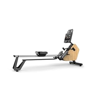 HAMMER Rudergerät RowTech Smart NorsK, edles Holz-Design, 10, 0" Touch-Display, 20 Programme, innovativer Rudergriff