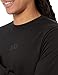 GAP Mens Relaxed Fit Long Sleeve Logo T-Shirt T Shirt, Black 4, Small US