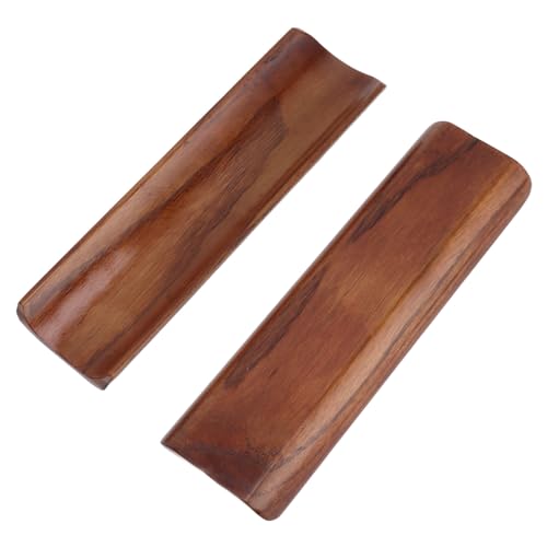 Platos para servir sushi de madera, juego x2 miniatura 2