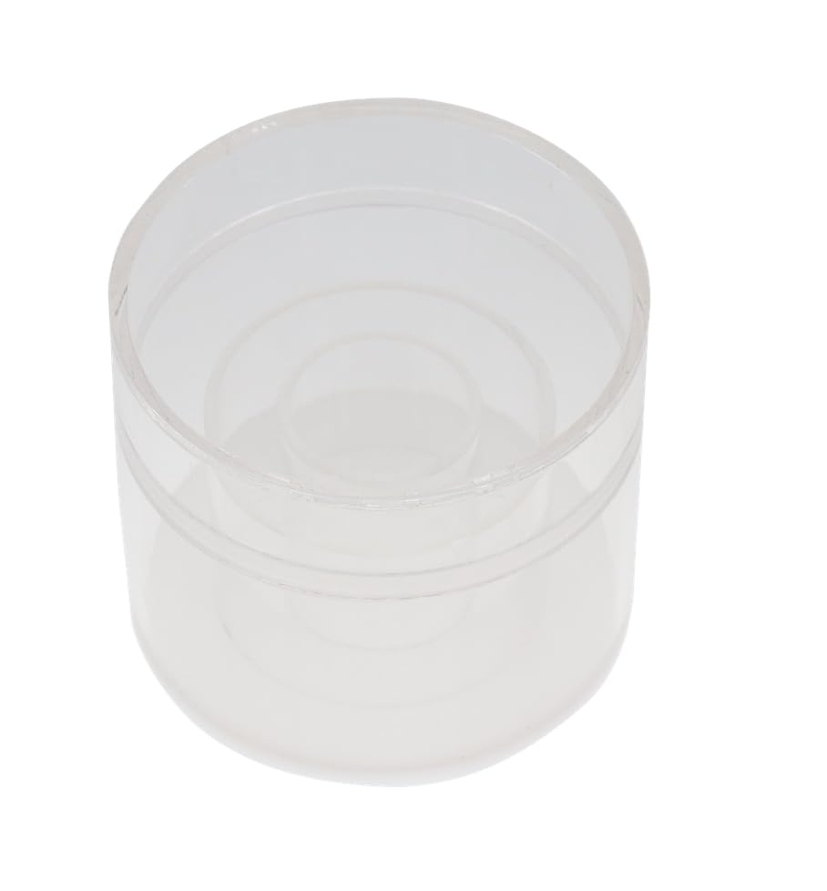 Dental Medical Lab Anesthetic Cartridge Dispenser with Cover, Clear Acrylic Holds 1.8 ml Holds 50/Pcs Cartridges