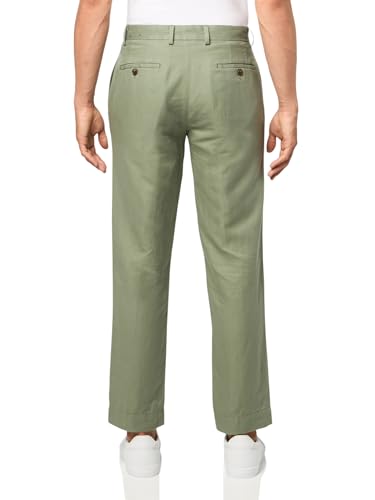 Brooks Brothers Men's Cbt Ml Linen Cotton Pant Plain Regular2