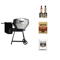recteq RT-B380 Bullseye Wood Pellet Smoker Grill + Grilling Basics Bundle | Electric Pellet Gril |15 lb. Hopper | Up to 15 hours of Cooking | Reach Temperatures Up to 749 Degrees via RIOT Mode