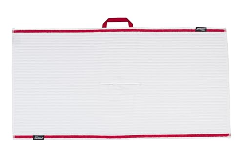 Titleist Tour Staff Golf Towel, White