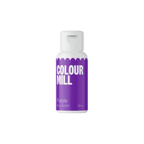 Colour Mill Oil Blend Food Colouring Purple: Next Generation Oil Based Food Colours - 20 ml