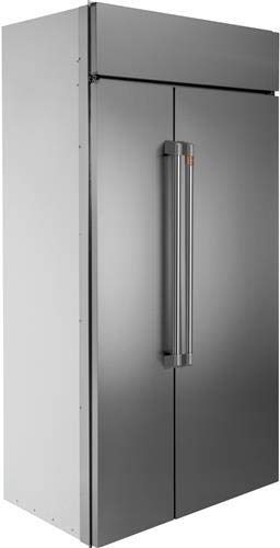 Cafe Ge Csb42Wp2Ns1 42 Inch Built In Counter Depth Side By Side Refrigerator In Stainless Steel #TOP3