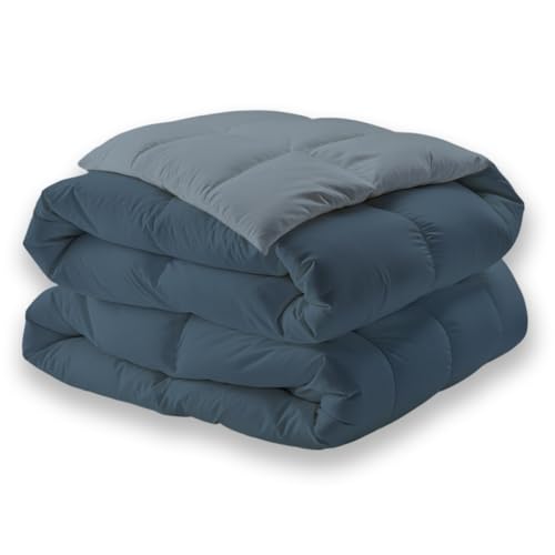Image of Monte Carlo Symphony Solid Micro Reversible AC Comforter for Double Bed | 3 Ply Soft Comforter with 150 GSM Filling & 85 GSM Micro Fabric | Lightweight All Season Quilt | 87 x 95 Inch