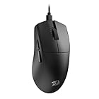 Mouse Gamer Redragon K1ng 1K Preto PAW3327 Cabo USB Tipo-C Removível 12400 DPI M724