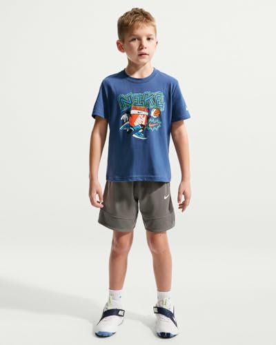 T shirt Enfant Nike Chalky Boxy Bball Mystic - vue 4