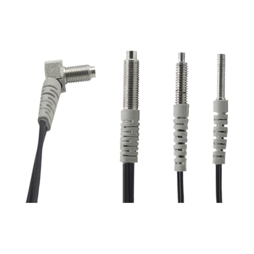 Capteur de fibre réfléchissante M3 M4 M6 coude angle droit coaxial câble 2m