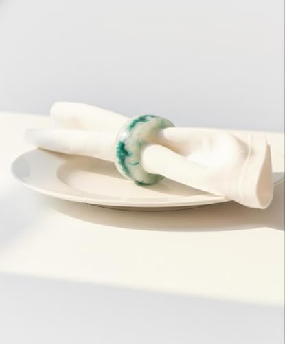 Napkin Rings Holder or Party Decoration, Dinning Table, Everyday, Family Gatherings - A Great Tabletop Décor (Multi, Pack of 12)