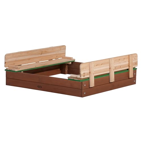 Caja de arena infantil para jardin AXI Ella con tapa protectora