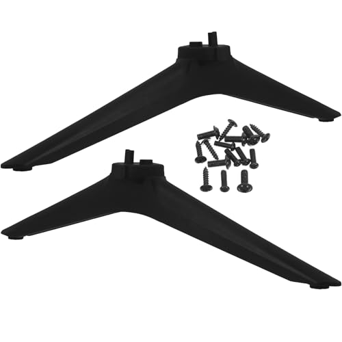 MUELODSIC Soportes de TV de Repuesto para Pantallas Planas 60/65 Pulgadas, Base de Escritorio con Tornillos, Patas Reforzadas para Soporte de Televisión en Hogar y Oficina