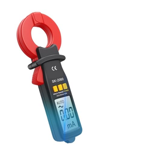 Pinza Amperimétrica Digital AC 0.05mA-60A de Alta Precisión Profesional Detector de Corriente de Fuga, Multímetro Pinza para Herramientas de Electrodomésticos miniatura 4