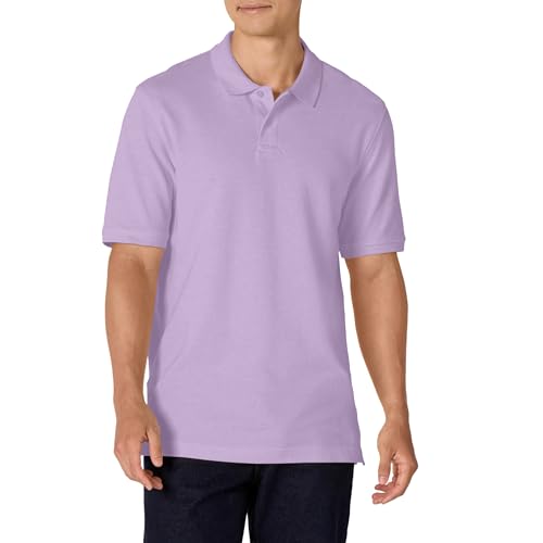 Image of Amazon Essentials Men's Regular-Fit Short Sleeve Cotton Pique Polo Shirt (Available in Big & Tall)