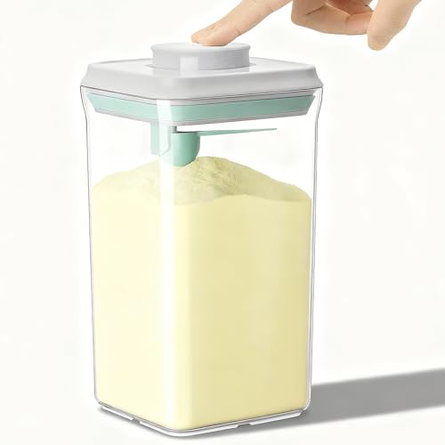 Image of Cozey Daily Formula Dispenser Container with Scoop 2000ML / 2.0QT Milk Powder BPA-Free Airtight 900g Formula Storage Container with Lids, BPA-Free Airtight Food Storage Container