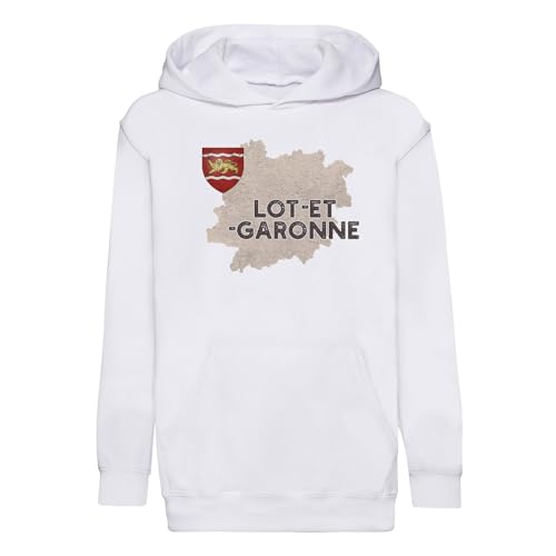 Sweat à capuche enfant Lot et Garonne 46 cadeau souvenir Agen Aquitaine