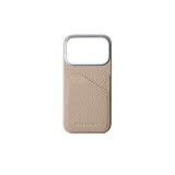 【ボナベンチュラ】 (for iPhone 17 Pro)バックカバーケース シュリンクレザー [グレージュ] スマホケース ヨーロッパ最高級レザー 本革 プレゼント BPCT17P-GG