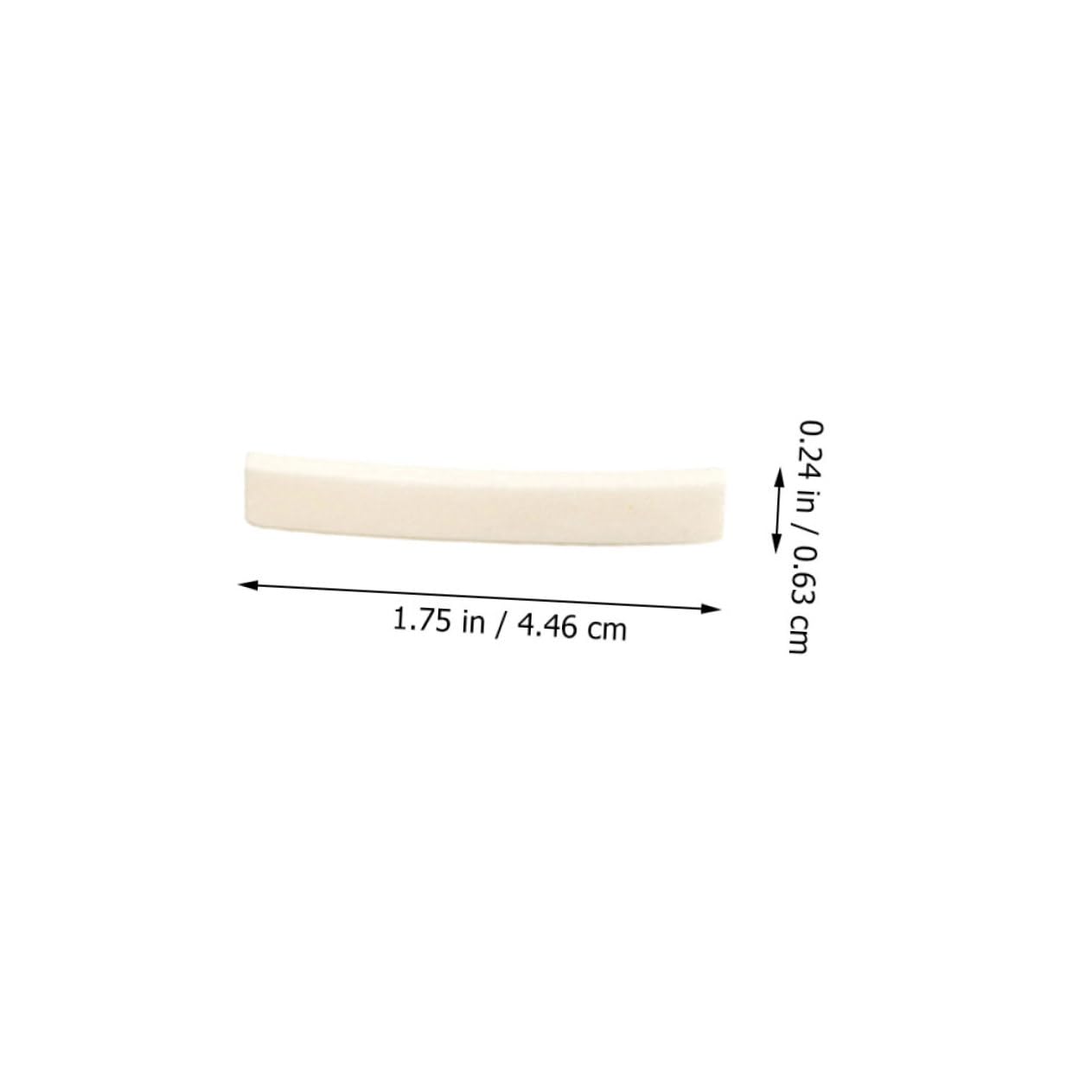 SUPVOX Guitar Bone Nut Bridge Set of 5 Sturdy Bone Material for Noise Reduction for Electric Bass Guitars