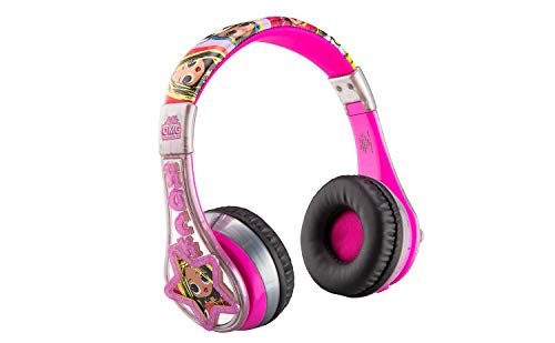 LOL Surprise Kids Bluetooth Headphones, Wireless Headphones with Microphone Includes Aux Cord, Volume Reduced Kids Foldable Headphones for School, Home, or Travel LOL Surprise Kids Bluetooth Headphones, Wireless Headphones with Microphone Includes Aux Cord, Volume Reduced Kids Foldable Headphones for School, Home, or Travel
