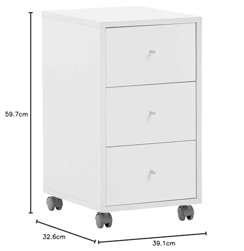 Caisson à roulettes blanc pour optimiser le télétravail à la maison - 4