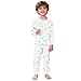 Kids 2-Piece Blank Graphics 𝐏ajamas Set DIY Hand Painted Colorable T-Shirt Pant Funny Cartoon Coloring Home Suit
