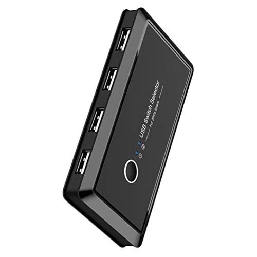 Mobestech Seletor de chave USB 2.0 para impressora, teclado, mouse, caixa comutadora USB 2.0