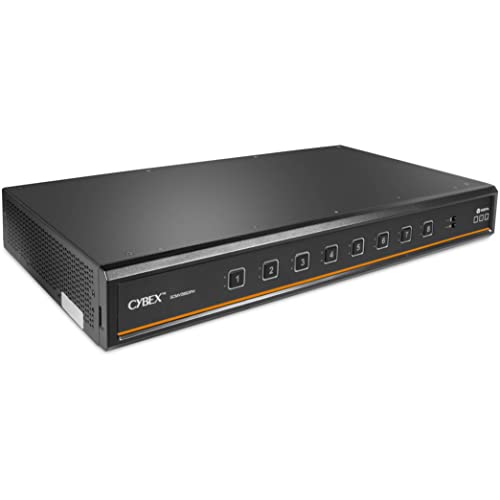 Image of Vertiv Avocent Cybex Secure MultiViewer KVM Switch, 16 Port, Dual AC, Universal DisplayPort, Common Access Card (CAC), Cursor Navigation Switching (CNS), NIAP Version 4.0 Certified (SCMV285DPH-400)