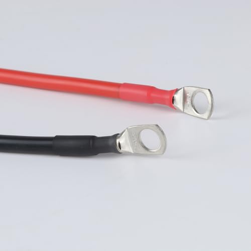 50A Anderson SB-50 Connector with 8AWG Cable for LiFePO4 Battery, M8 Terminal,Electric Forklift Charging Plug Cable,Anderson Plug Connector Cable,Jumper Cable Winch Quick Connect Cable (8AWG 1.64 FT)