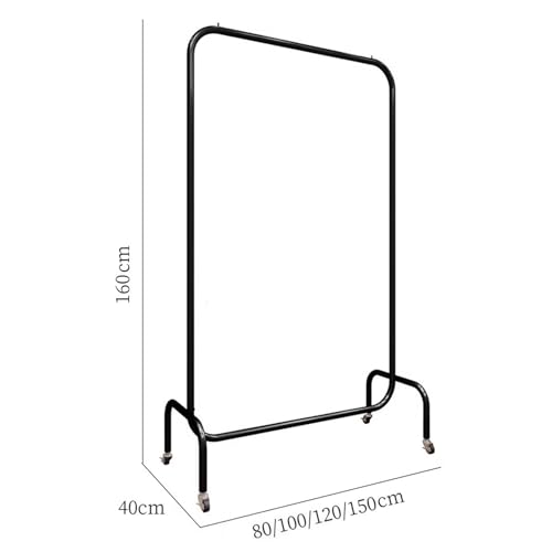 Portant à vêtements à roulettes robuste pour dressing et chambre