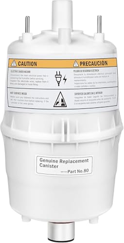 Image of Upgrade 80 Steam Canister for Aprilaire Steam Humidifier Models 800, 801, 865, 866, 80 Replacement Canister OEM Substitute for Aprilaire Canister, 1 Pack