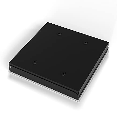 DEQORI Cassetta portachiavi nera, 30 x 30 cm