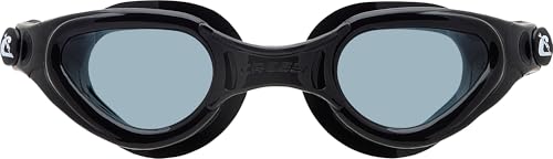 CRESSI Adult Swimming Goggles with Curved Lenses for Wide Vision - Right made in Italy | Black/Black, Smoked lens by CRESSI - Used condition - US$23.31
