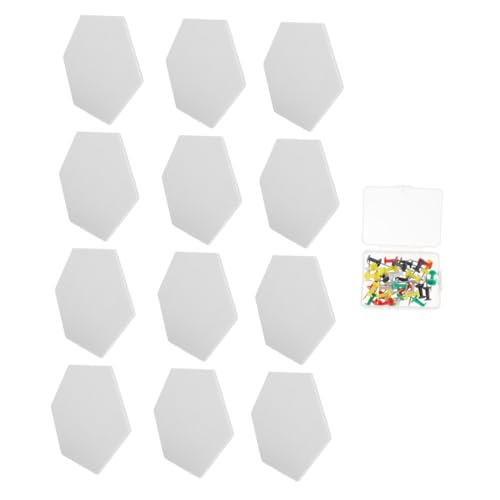 Yardwe 12 piezas Almohadillas insonorizantes Pegatinas de Pared de Aislamiento Acústico miniatura 1
