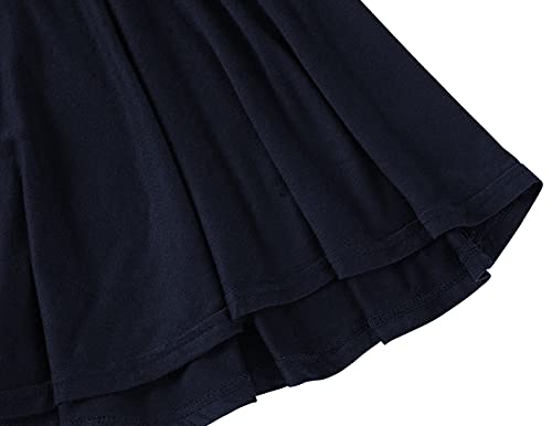 Urban CoCo Women's Mini Skater Flared Skirt Printed and Solid Tennis Skirt