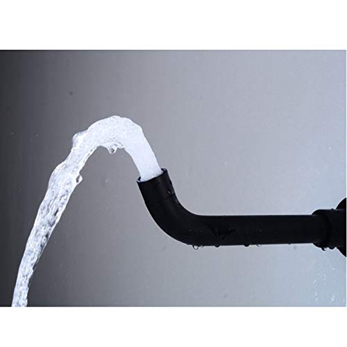 Grifo de lavabo empotrado antihuellas mezclador de latón mate 6