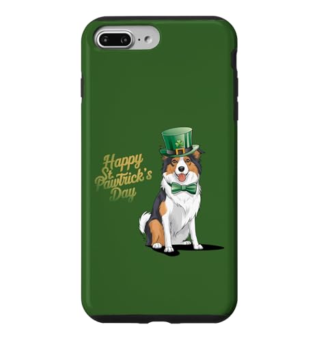 Happy St. Pawtrick's Day - �{�[�_�[�R���[ ���p�g���b�N�̓� �X�}�z�P�[�X iPhone 7 Plus/8 Plus �p