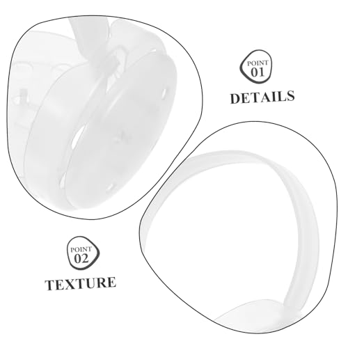 Angoily 4pcs Plastic Earmuff Frame Kit Foldable Ear Warmer Covers for Ear Supplies Lightweight and Insulated Cover Holder for Ages3