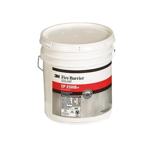 3M Fire Barrier Sealant CP 25WB+, Red, 5 Gallon (Pail), 1 Each/Case