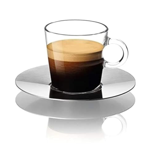 Nespresso View Espresso Small Glass Cup plus Saucer