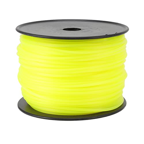 CHICIRIS Lawn Mower Line, String Trimmer Line, 3mm String Trimmer Line Quadrate Trimmer Line Lawn Mower String Cord for (Yellow)(168 Meters)
