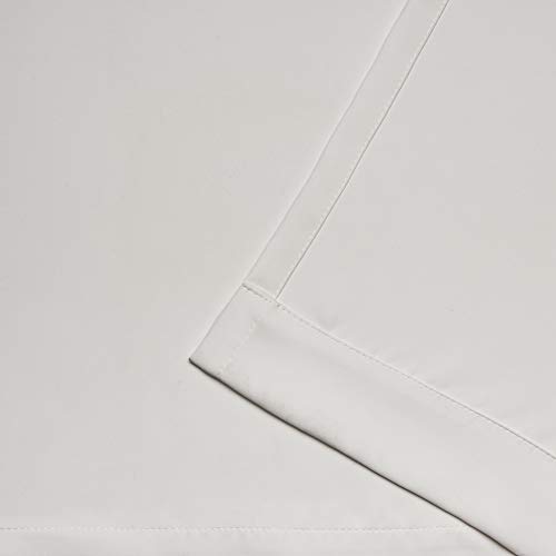 Exclusive Home Curtains Sateen Woven Blackout Pinch Pleat Top Panel Pair, Vanilla, 30x63, 2 Piece, W 29.9" x L 63" (2 Panels) - Image 4