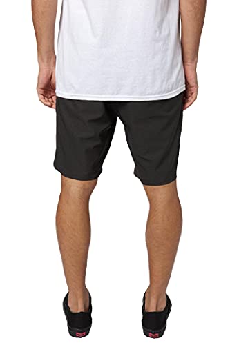Mens Drifter Heather Hybrid Shorts, Black, 363