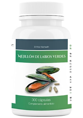 Mejillón de Labios Verdes 300 cápsulas