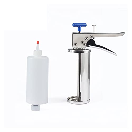 Botella exprimidora de salsa de acero inoxidable y dispensador de mermelada para hamburguesas