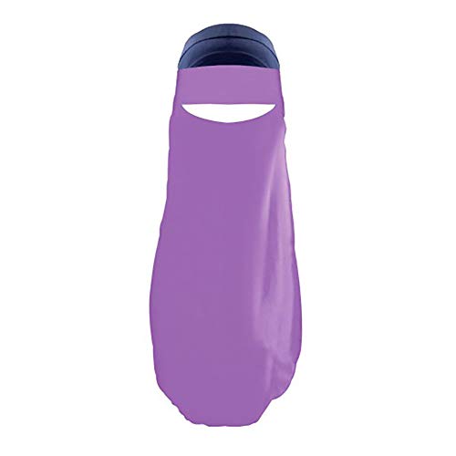 Preisvergleich Produktbild hearsbeauty Einfarbige Arabische Muslimische Frauen Hijab Niqab Islamic Stirnband Schal Schal Helles Lila