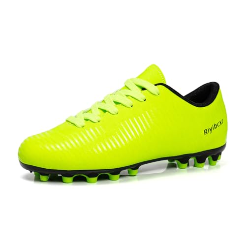 Kids Soccer Cleats Unisex-Child Lightweight Football Shoes Turf Youth Boys Girls Futsal Training Indoor Outdoor