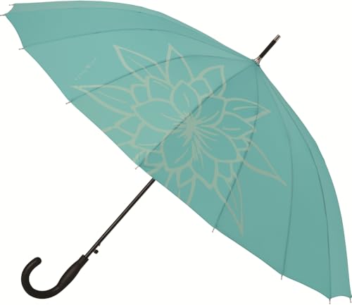 マブ(mabu) 日傘 傘 日傘兼用雨傘 レディース 58cm ベーシックジャンプ16 ゲッカビジン SMV-41458 長傘 雨傘 UVカット 遮光 晴雨兼用傘 おしゃれ 可愛い 軽量 花柄 人気 大きい 女性用 umbrella