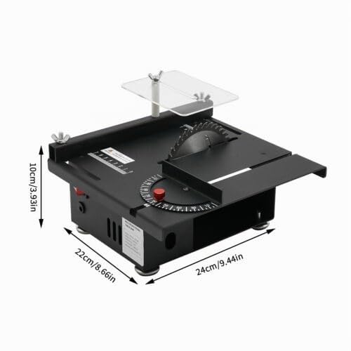 Sierra circular de mesa, 10000 rpm, multifuncional, para carpintería, bricolaje, 200 W, 10000 rpm, multifuncional, para casa, gimnasio y otras áreas para cortar pequeños