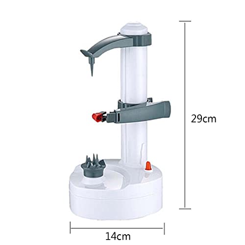 Pelador eléctrico, pelador giratorio automático para patatas, frutas, verduras, herramienta de cocina sin esfuerzo